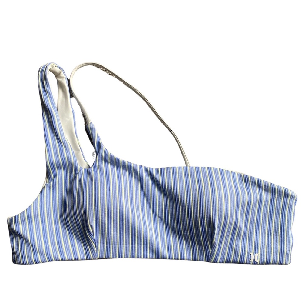 HURLEY Radial One Shoulder Bralette Bikini Top - Picture 2 of 3